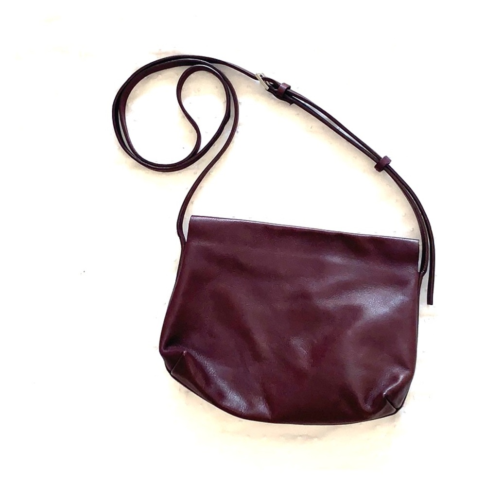 COS Convertible Leather Crossbody/Clutch